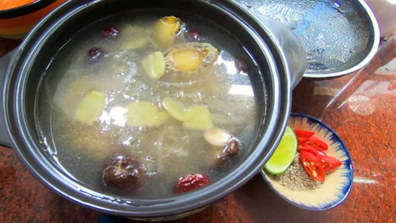 Công thức nấu súp tổ yến bào ngư